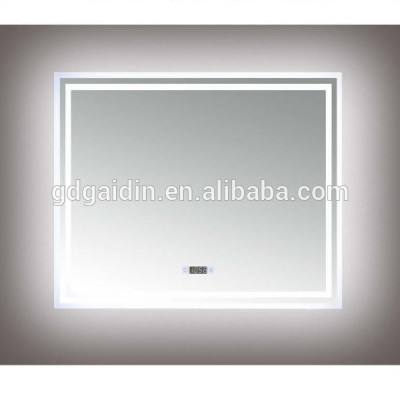 Luxury modern bathroom high quality 5mm silver mirror LED with lighting