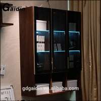 Cabinet commercial aluminium frame glass door design